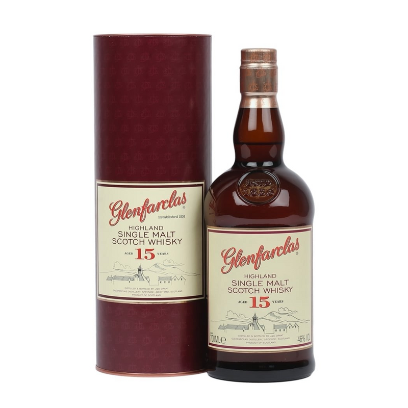 Glenfarclas 15 Year Old Highland Single Malt Scotch Whisky ABV 46% 700ml