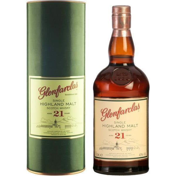 Glenfarclas 21 Year Old Highland Single Malt Scotch Whisky ABV 43% 70cl