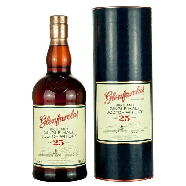 Glenfarclas 25 Year Old Highland Single Malt Scotch Whisky ABV 43% 700ml