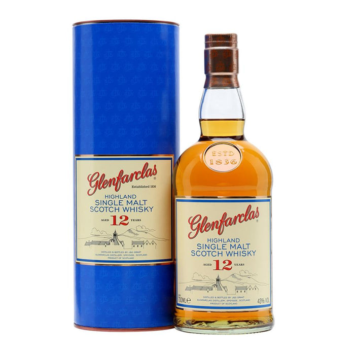Glenfarclas 12 Years Old ABV 43% 100cl with Gift Box