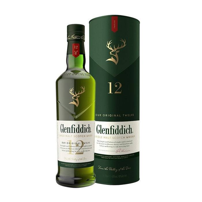 Glenfiddich 12 Years Old ABV 40% 100cl with Gift Box