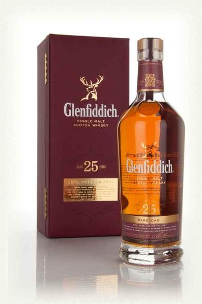 Glenfiddich 25 Year Old Rare Oak Speyside Single Malt Scotch