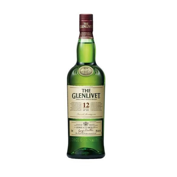 The Glenlivet 12 Year Old Single Malt Scotch Whisky ABV 40% 1L (No Box)