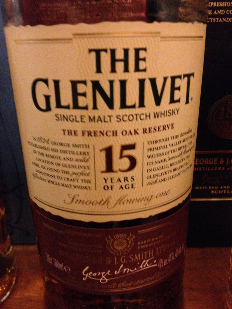 Glenlivet 15 Years Old, Scotch Whisky - The Liquor Shop Singapore