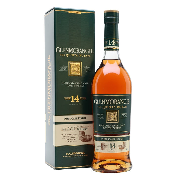 Glenmorangie 14 Years Old Quinta Ruban ABV 46% 70cl with Gift Box
