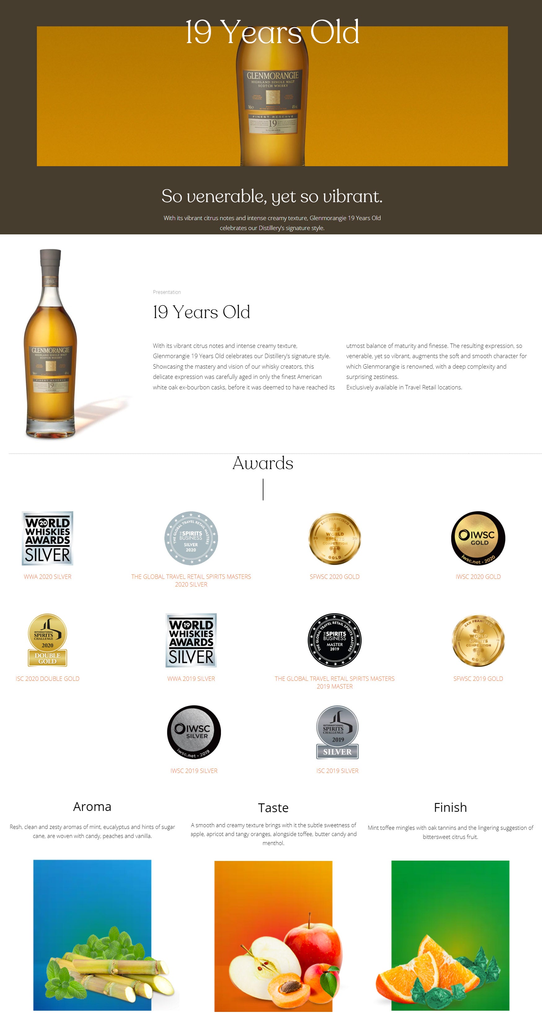 ゆ*と様 GLENMORANGIE 19 Years Old ウイスキー Glenmorangie 19 Year Highland Single Malt Scotch Whisky 700ml ABV