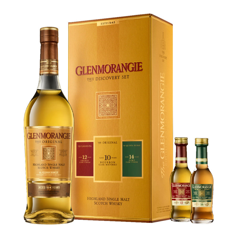 Glenmorangie The Discovery Set 700ml (With 50ml Lasanta 12 Year & 50ml Quinta Ruban 14 Year)