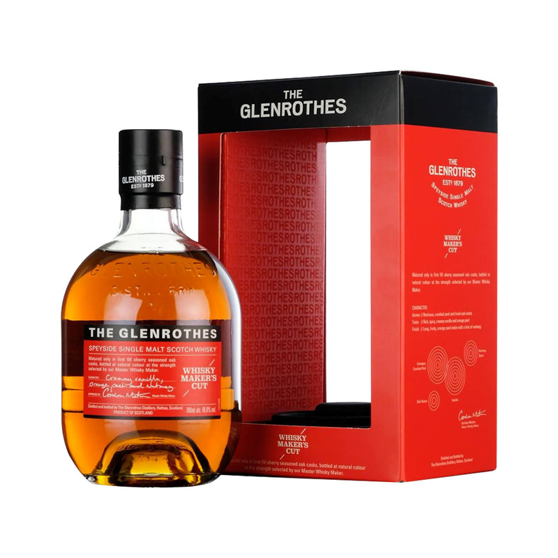 The Glenrothes Whisky Makers Cut Speyside Single Malt Scotch Whisky ABV 48.8% 70cl With Gift Box