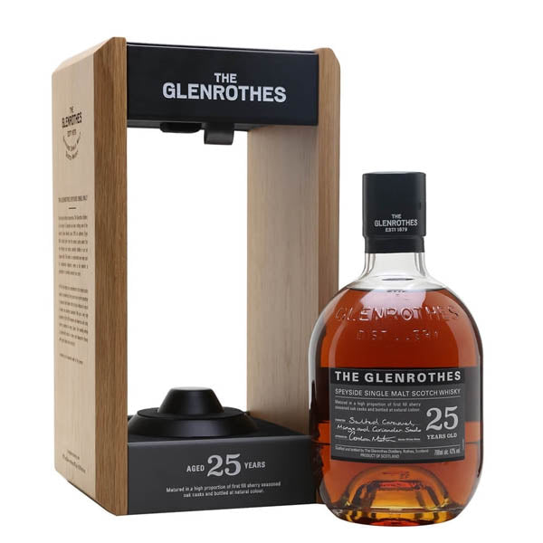 The Glenrothes 25 Year Old Speyside Single Malt Scotch Whisky ABV 43% 70cl