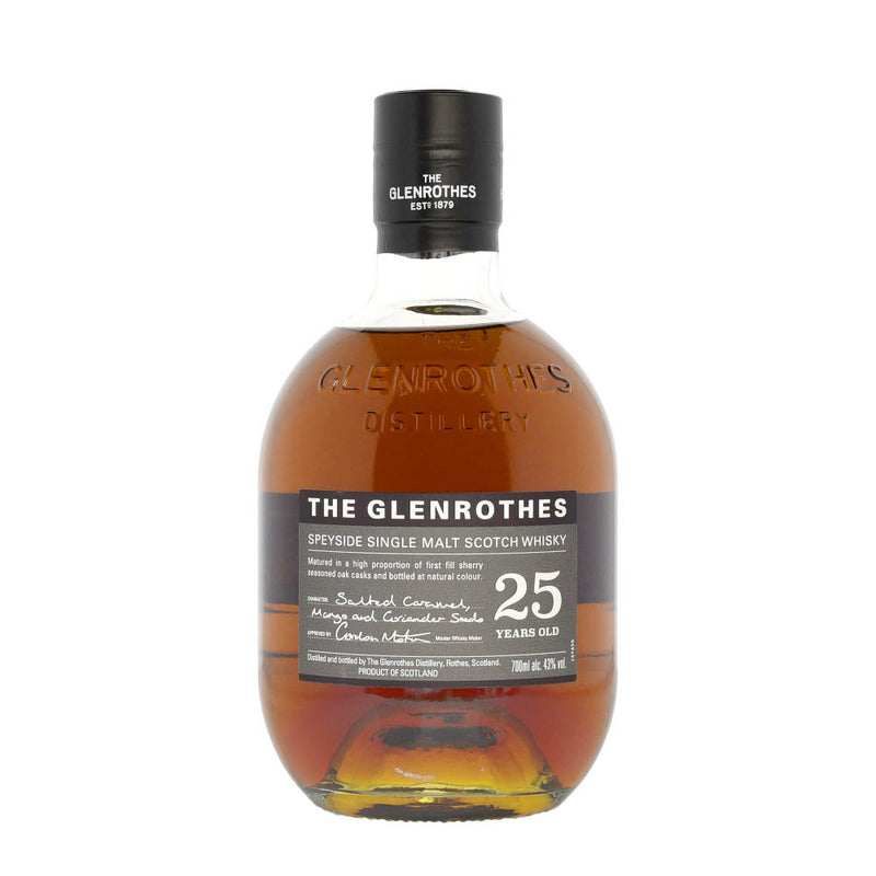 The Glenrothes 25 Year Old Speyside Single Malt Scotch Whisky ABV 43% 70cl