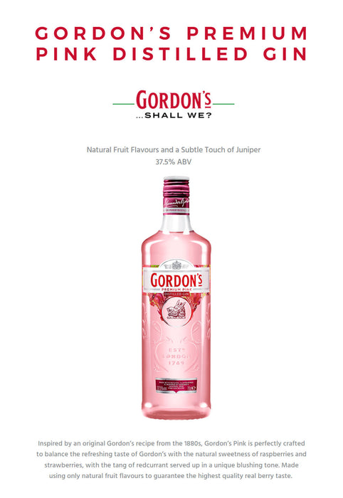 Gordon's Pink Distilled Gin 700ml