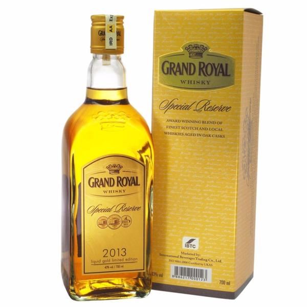 Grand Royal Special Reserve Whisky 70cl, Scotch Whisky - The Liquor Shop Singapore