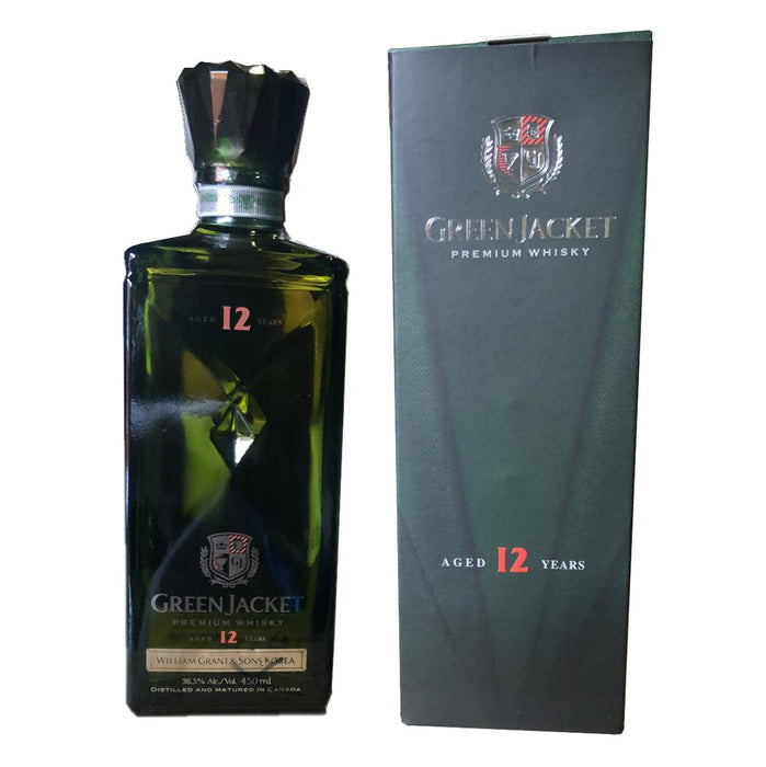 Green Jacket 12 Year Old ABV 36.5% 45cl with Gift Box