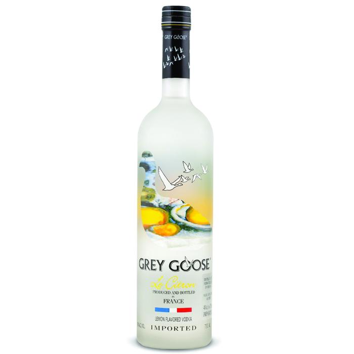 Grey Goose Le Citron Vodka (1L), Liquor, Vodka