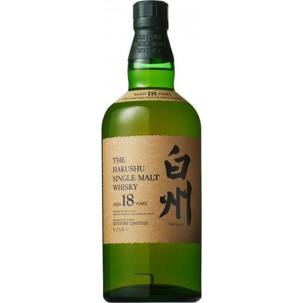 The Hakushu 18 Year Old Single Malt Japanese Whisky ABV 43% 700ml