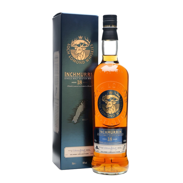 Inchmurrin 18 Year Old ABV 46% 70cl with Gift Box