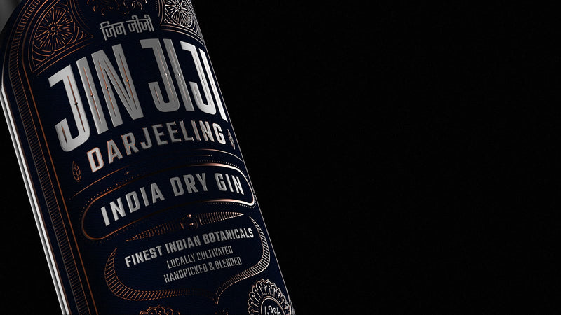 Jin Jiji Darjeeling Indian Dry Gin Finest Indian Botanicals 750ml ABV 46%