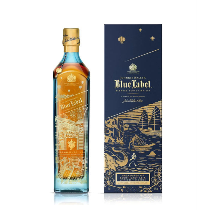 Johnnie Walker Blue Label Treasures of South East Asia Limited Edition ABV 40% 75cl with Gift Box
