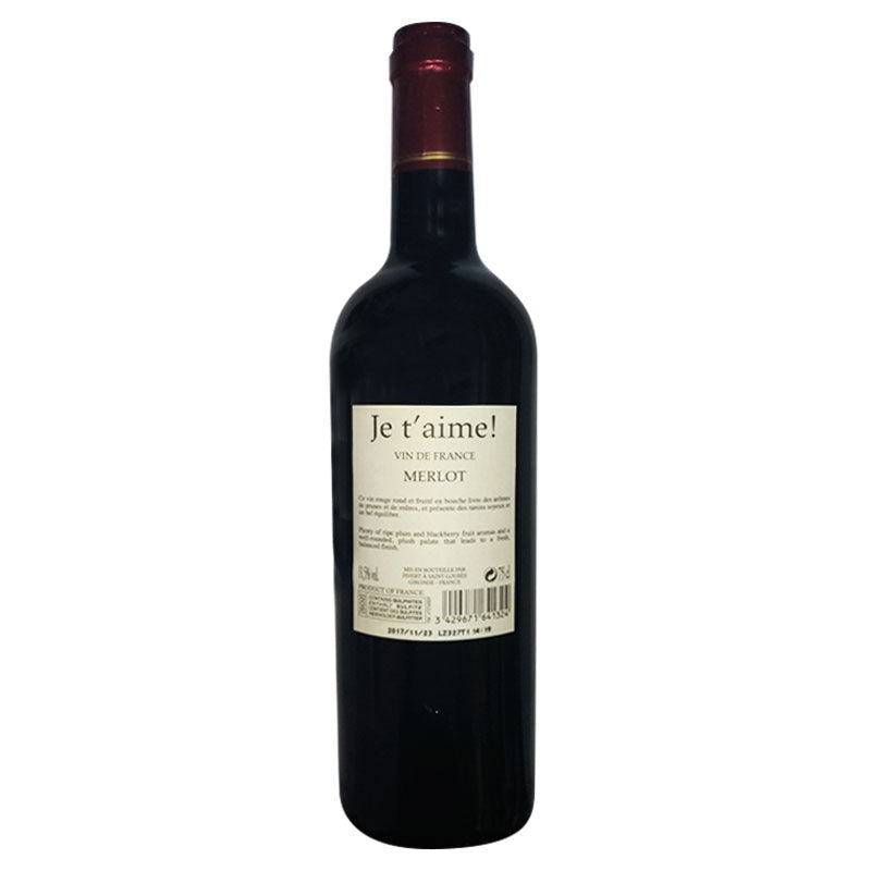 Je t' aime! Merlot - The Liquor Shop Singapore