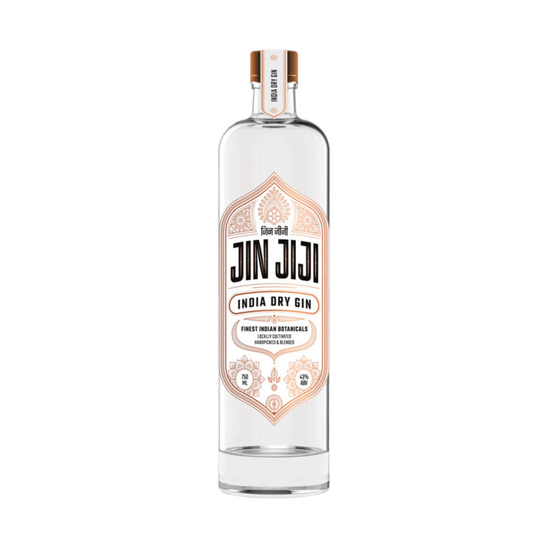 Jin Jiji Original Indian Dry Gin Finest Indian Botanicals 750ml ABV 46%