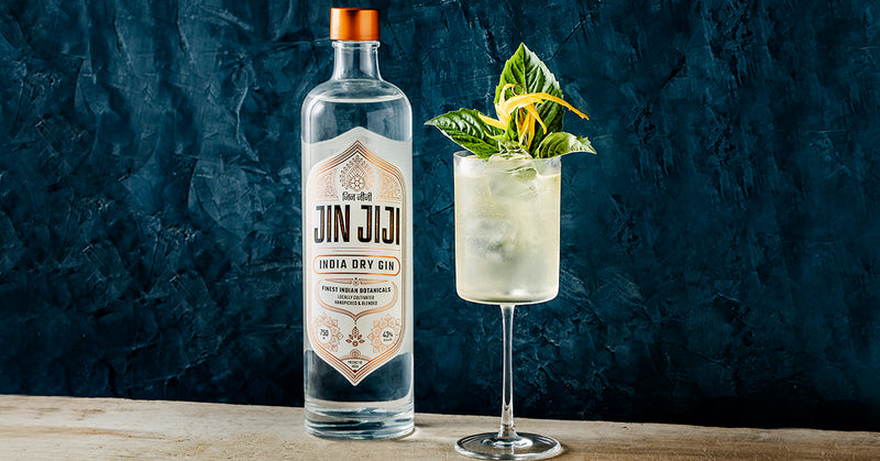 Jin Jiji Original Indian Dry Gin Finest Indian Botanicals 750ml ABV 46%