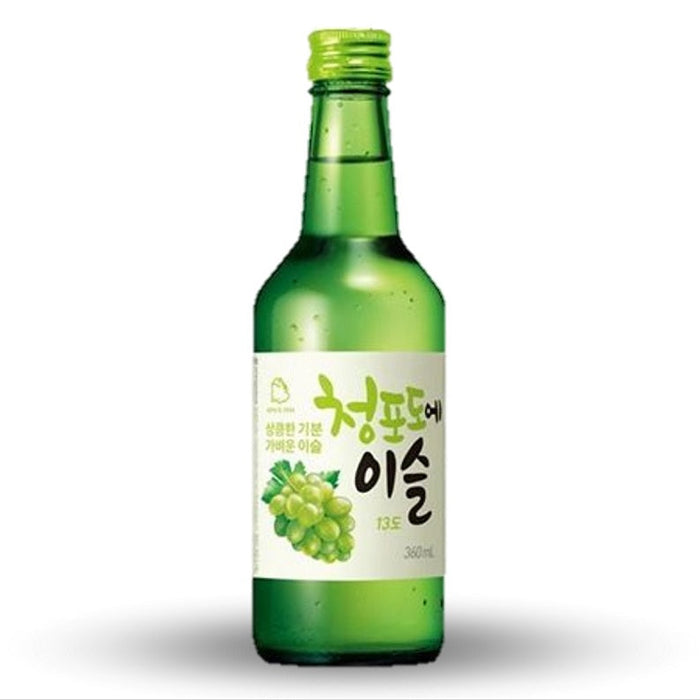 Jinro Green Grape Korean Soju - 1 x 360ml bottle