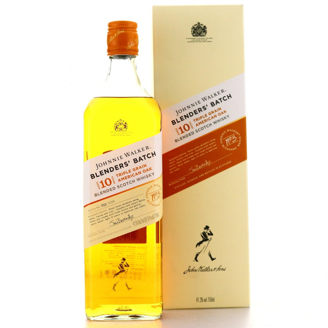 Johnnie Walker Blenders Batch 10 Years Old Triple Grain American Oak B