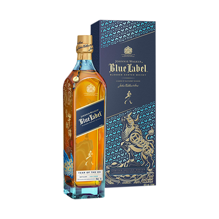 Johnnie Walker Blue Label - Year of the Ox ABV 40% 75cl with Gift Box
