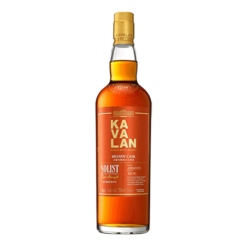 Kavalan Solist Brandy Single Cask Strength ABV 57.1% 700ml with Gift Box