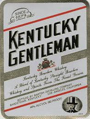 Kentucky Gentleman 75cl, Bourbon Whisky - The Liquor Shop Singapore