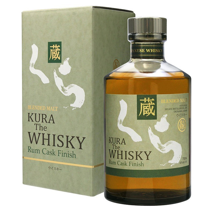 Kura The Whisky Rum Cask Finish Blended Malt Whisky ABV 40% 70cl with Gift Box