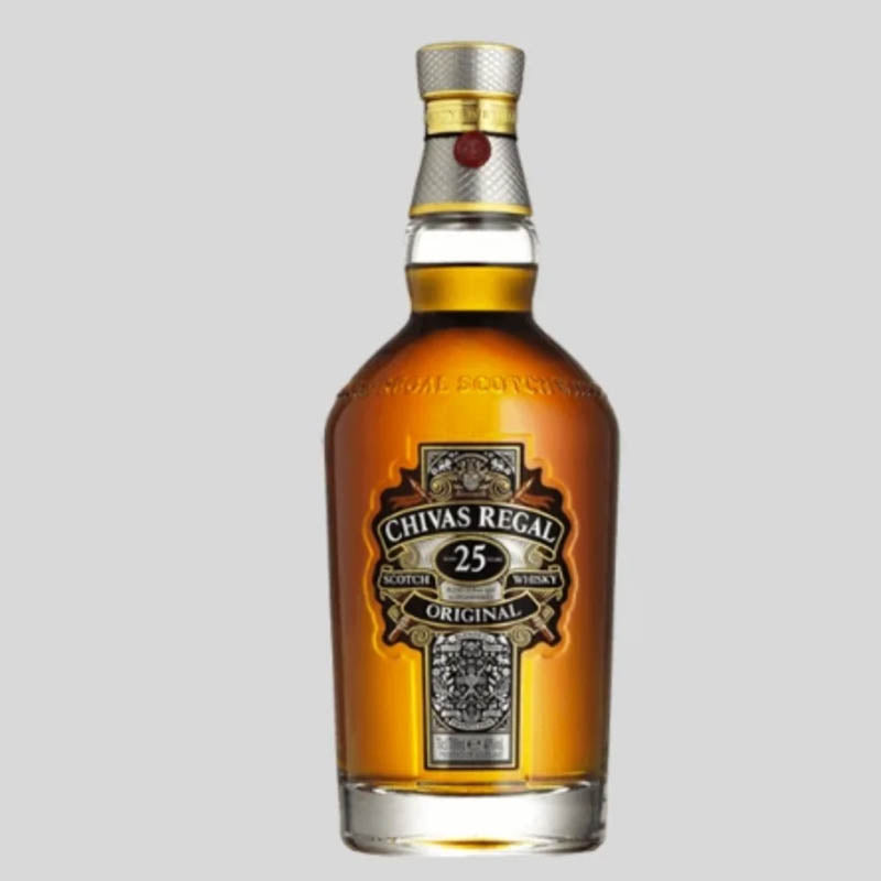 Chivas Regal 25 Year Old Blended Scotch Whisky ABV 40% 70cl with Gift Box