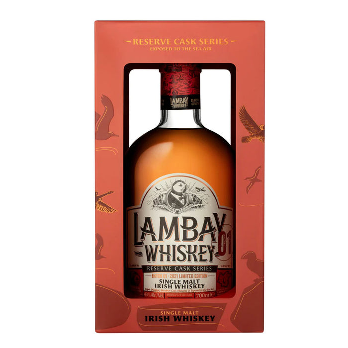 Lambay Single Malt Irish Whiskey Reserve Cask Series Batch 01 2021 Limited Edition ABV 43% 700ml With Gift Box