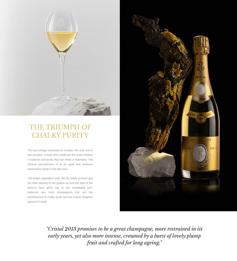 Louis Roederer Champagne Cristal 2013 ABV 12% 750ml with Gift Box