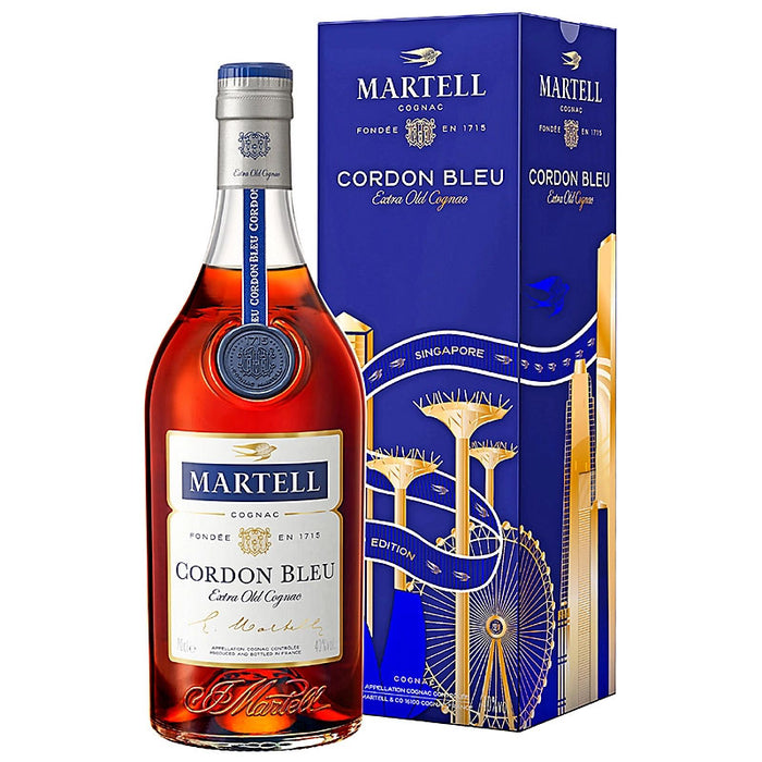 Martell Cordon Bleu World Cities Limited Edition – Singapore Changi Airport Exclusive ABV 40% 100cl (1L)