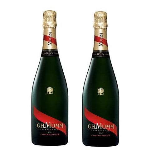 G.H.Mumm Cordon Rouge ABV 12% 750ml x 2 Bottles