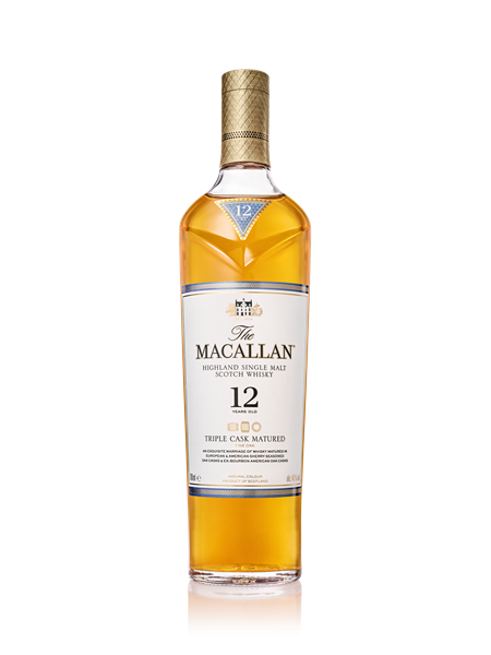 Macallan 12 Year Old Triple Cask Matured, Scotch Whisky - The Liquor Shop Singapore