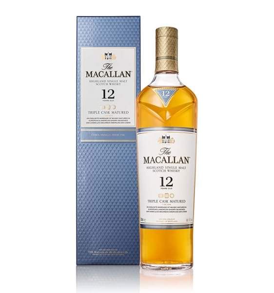 Macallan 12 Year Old Triple Cask Matured, Scotch Whisky - The Liquor Shop Singapore
