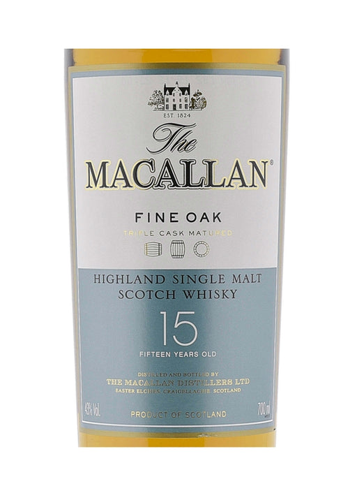 Macallan 15 Year Old Fine Oak, Scotch Whisky - The Liquor Shop Singapore