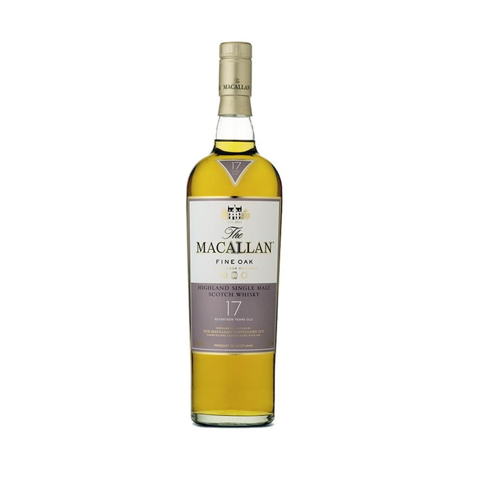 Macallan 17 Year Old Fine Oak ABV 40% 70cl (Discontinued, No Box, Label is not perfect)