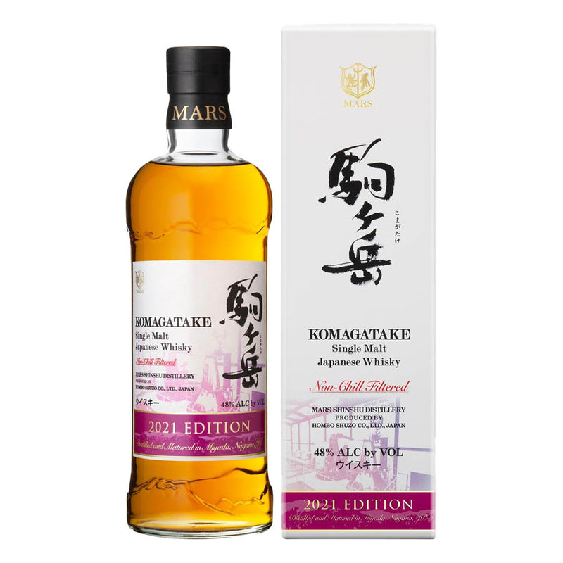 Mars Komagatake Single Malt 2021 Edition Non-Chill Filtered Single Malt Japanese Whisky ABV 48% 70cl