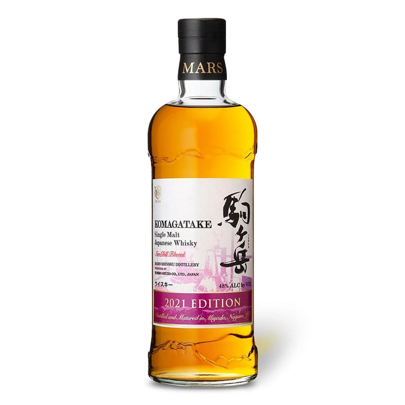 Mars Komagatake Single Malt 2021 Edition Non-Chill Filtered Single Malt Japanese Whisky ABV 48% 70cl
