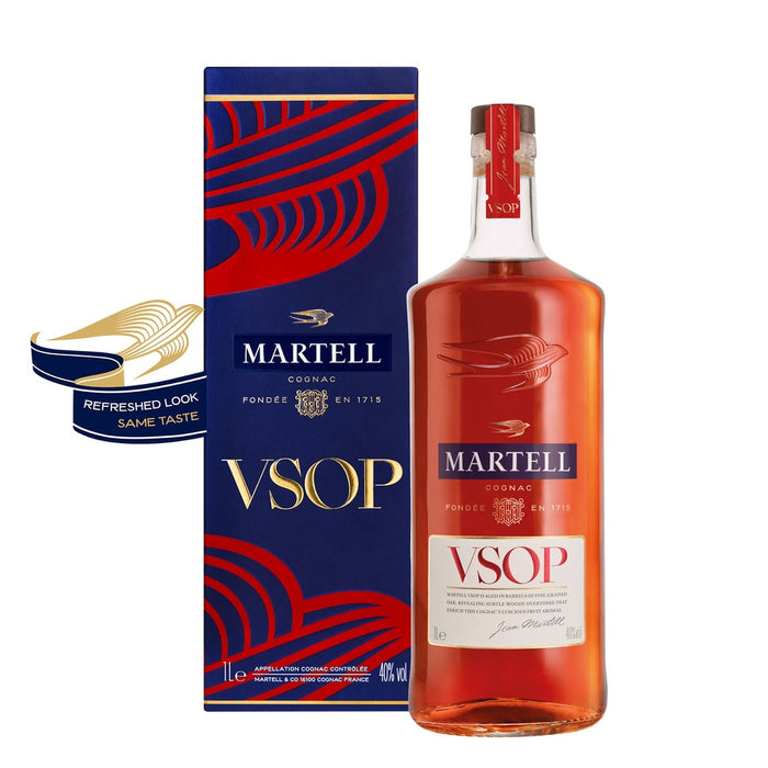 Martell VSOP 1L ABV 40% 100CL with Gift Box