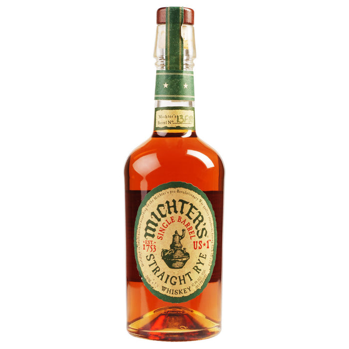 Michter's Single Barrel Kentucky Straight Rye Whisky ABV 42.4% 70cl (Open with care, the cork may break)