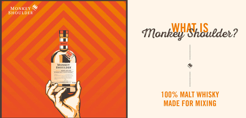 Monkey Shoulder With 1 Glass Blended Malt Scotch Whisky ABV 40% 700ml Gift Set