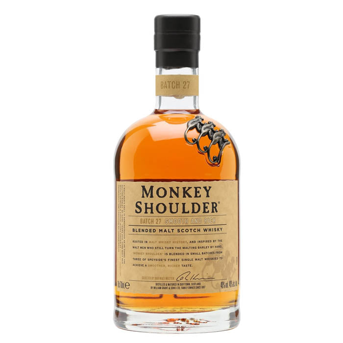 Monkey Shoulder With 1 Glass Blended Malt Scotch Whisky ABV 40% 700ml Gift Set