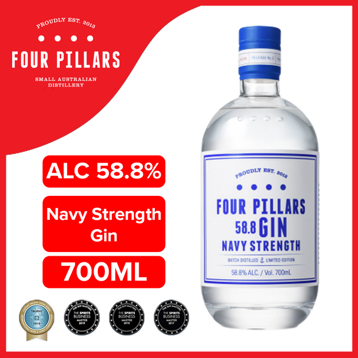 Four Pillars Navy Strength Gin 70cl
