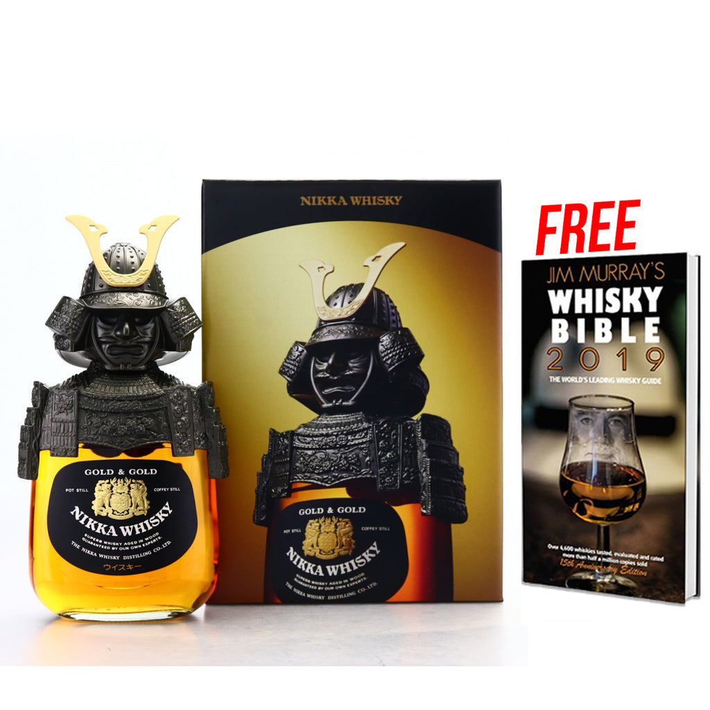 Nikka Gold & Gold Samurai 750ml FREE Whisky Bible — The Liquor