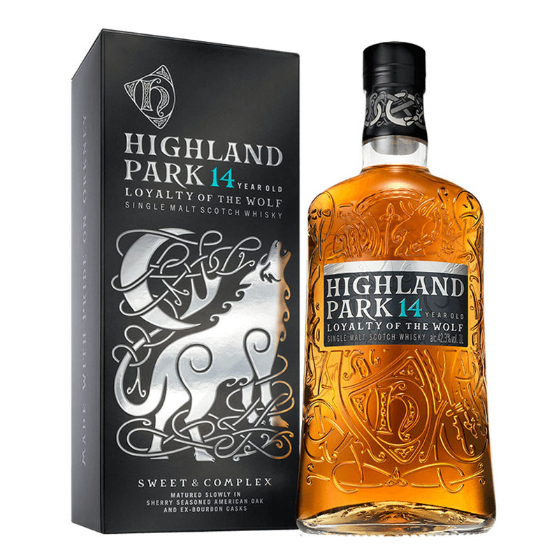 Highland Park 14 Year Old Loyalty Of The Wolf Single Malt Scotch Whisky ABV 42.3% 1000ml (1L)