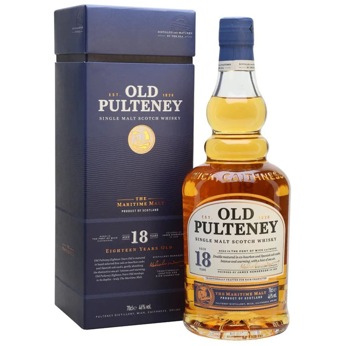 Old Pulteney 18 Year Single Malt 700ml with Gift Box